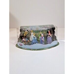 Disney Store Cinderella 8 Figurines Toy Set Disney Princess Cake Toppers New